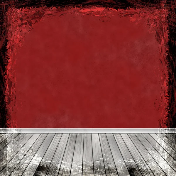 Sfondo rosso grunge. Texture vintage astratta con cornice e b — Foto Stock