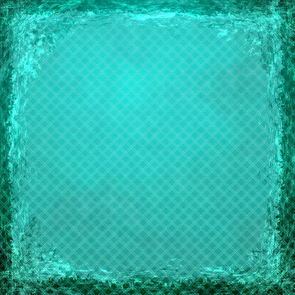 Fond bleu grunge. Texture vintage abstraite avec cadre et — Photo