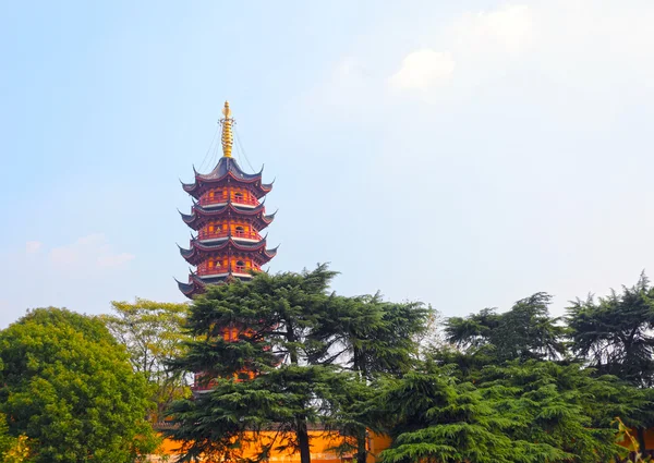 Nanjing crowing temple pagoda — Stock Photo, Image