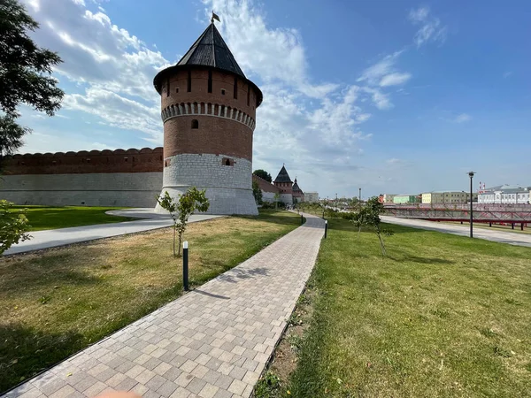 Fortaleza histórica del Kremlin de Tula con parque — Foto de Stock