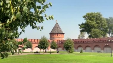 Parklı Tula Kremlin tarihi kalesi