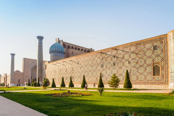 Registan placu, Samarkanda — Zdjęcie stockowe