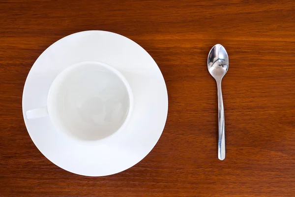 Empty cup of coffee — Stock Photo, Image