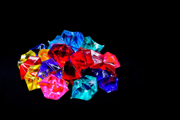 Colorful shiny jewels