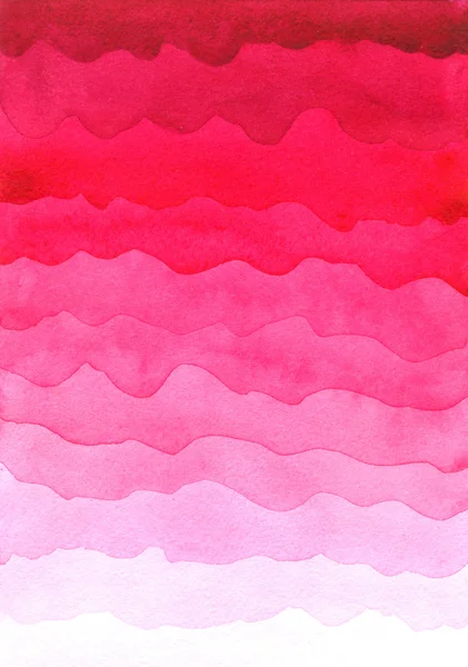 Pink watercolor background. Hand painted. — Stock Photo, Image