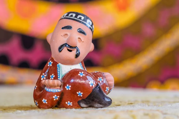 Statuetta uzbeka in ceramica — Foto Stock