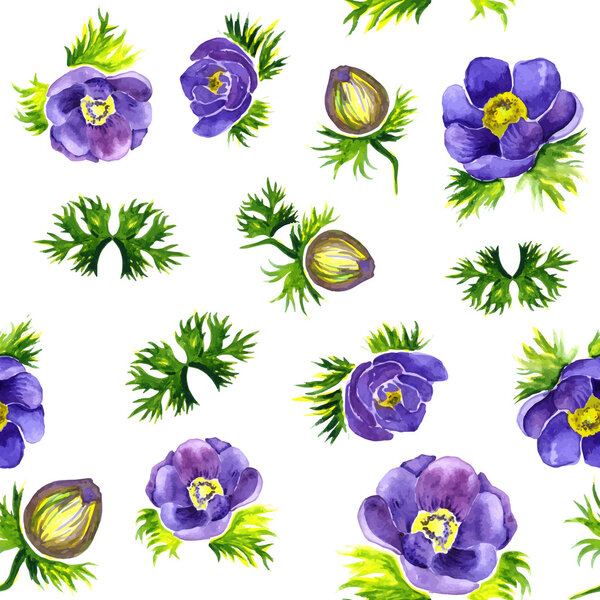 Elegance floral seamless pattern. Watercolour. Vector