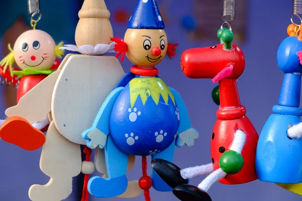 Colorful toys at the fair — Stock Photo, Image