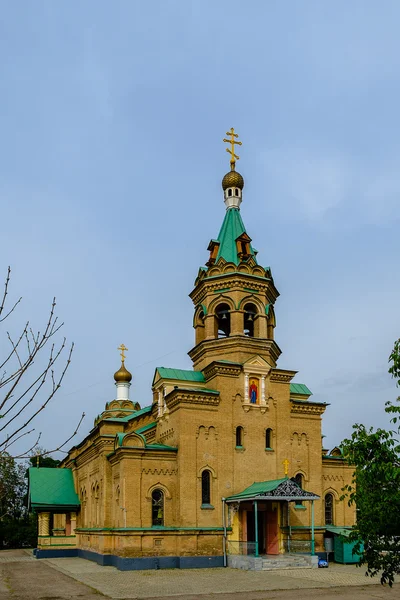 Oude Russische orthodoxe kerk in Samarkand, Oezbekistan — Stockfoto