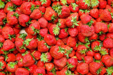 Taze doğal çilek arka plan