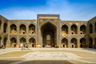 Sher Dor medrese Registan Meydanı, Semerkand, Özbekistan