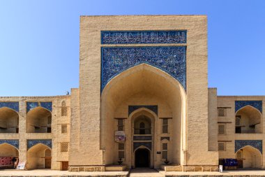 Kukeldash medrese mimari karmaşık Lyabi Hauz Buhara, Özbekistan'a.
