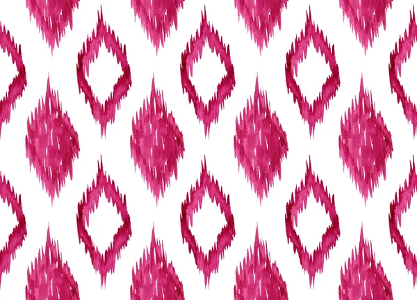 Восточный бесшовный рисунок. Акварель . Стоковое Изображение