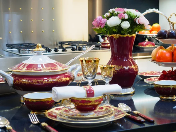 Moderne luxe keuken — Stockfoto