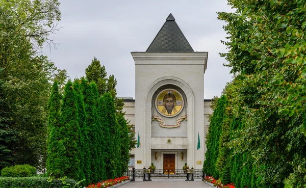 모스크바 St. Daniel의 수도원에 안으로 예 수 그리스도 모자이크 — 스톡 사진