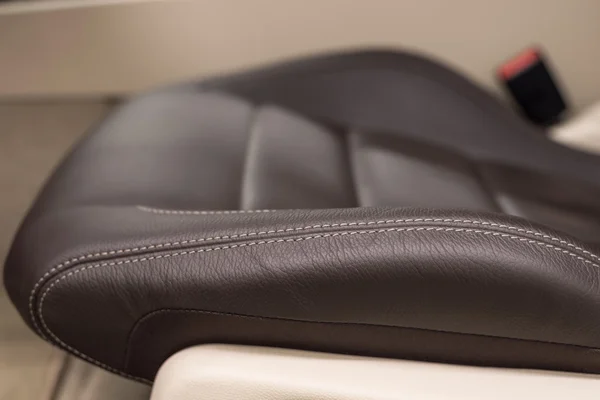 Car leather seat. — Stock Photo, Image