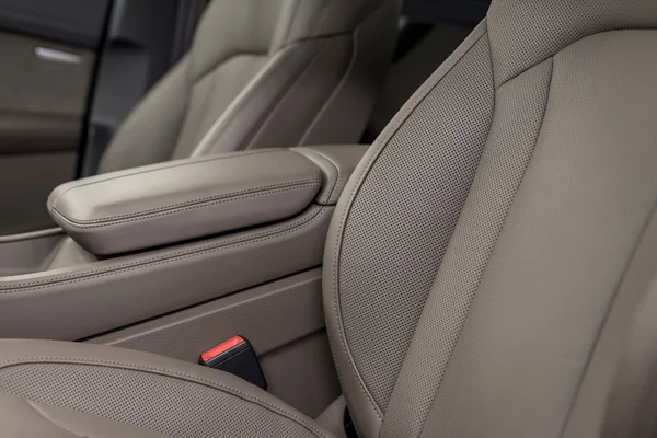 Leather car seats. — Stock Photo, Image