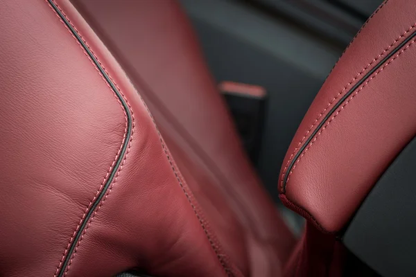 Parte de la silla de coche de cuero . — Foto de Stock