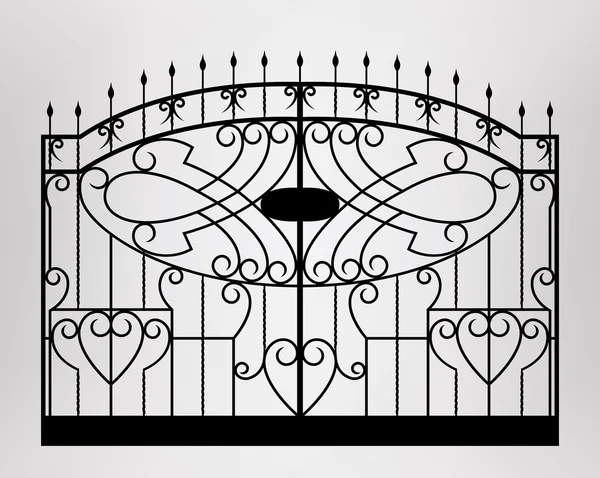 Porte forgée . — Image vectorielle