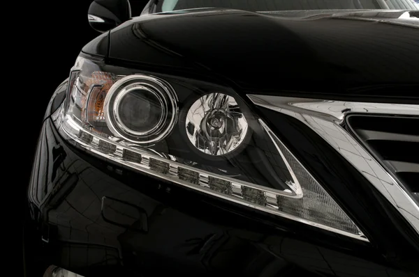 Car headlights. Exterior detail. — Stock Photo, Image