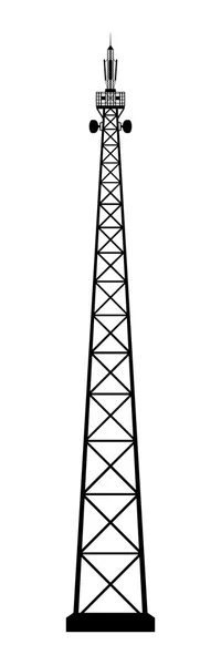 Antena de difusión . — Vector de stock
