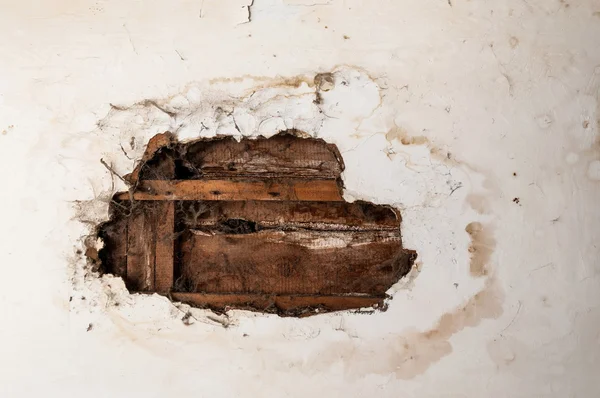 Water damaged ceiling. — Stock Photo, Image