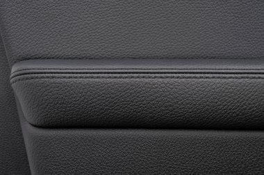 Deri arka plan. Otomatik kapı Kolçak.