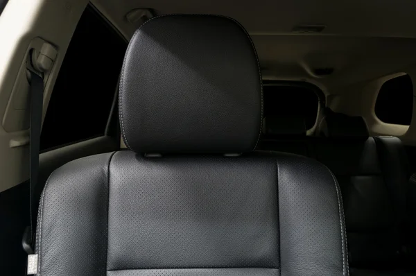 Car passenger leather seat. — Stock Photo, Image