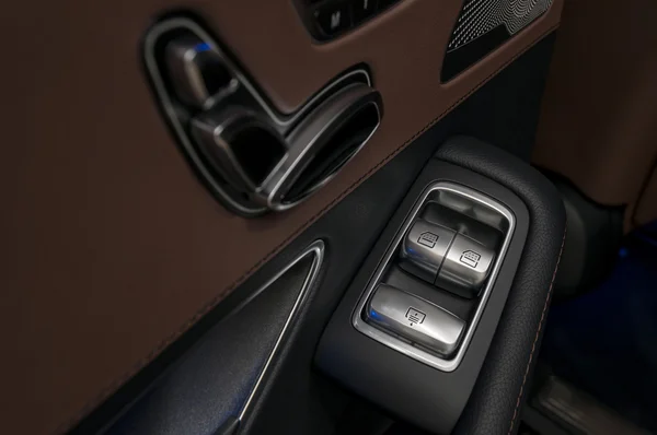 Botões de controle da janela do carro . — Fotografia de Stock