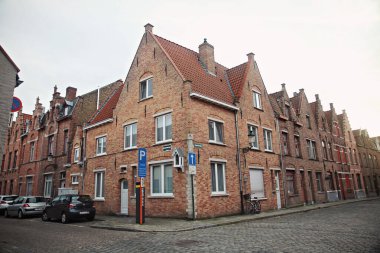 Bruges 'den sonbaharda bir manzara