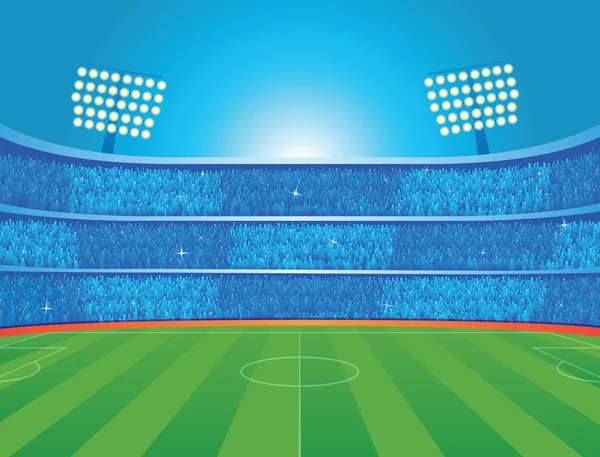 Estadio de fútbol — Vector de stock