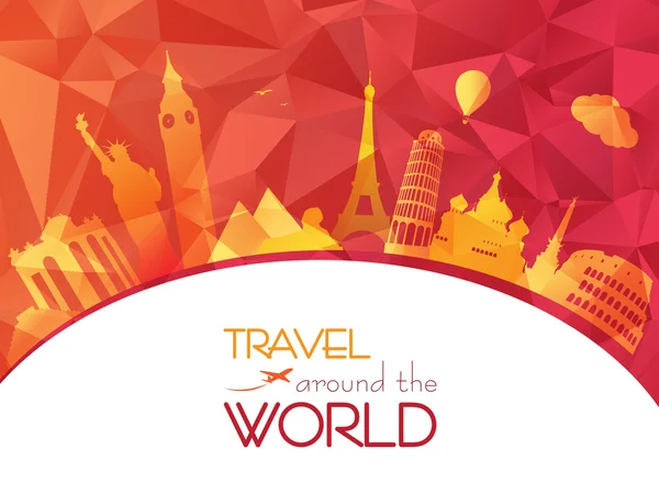 Worldtravel — Stockvector