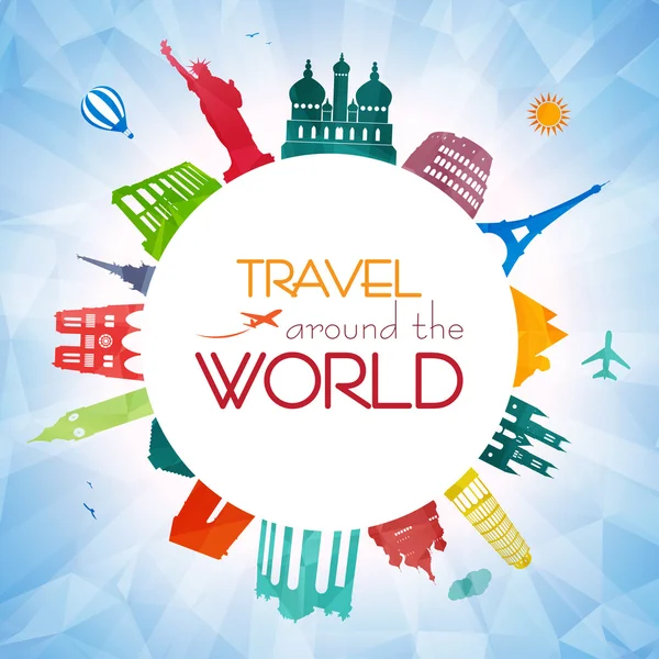 World Travel Ліцензійні Стокові Вектори