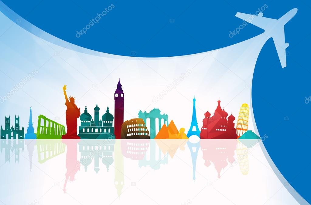 World travel background