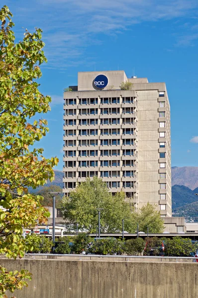 Lugano Ticino Zwitserland Oktober 2020 Zicht Het Civico Ziekenhuis Lugano — Stockfoto