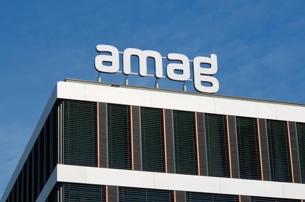 Cham Zugo Svizzera Marzo 2021 Amag Firma Gruppo Appesa All — Foto Stock