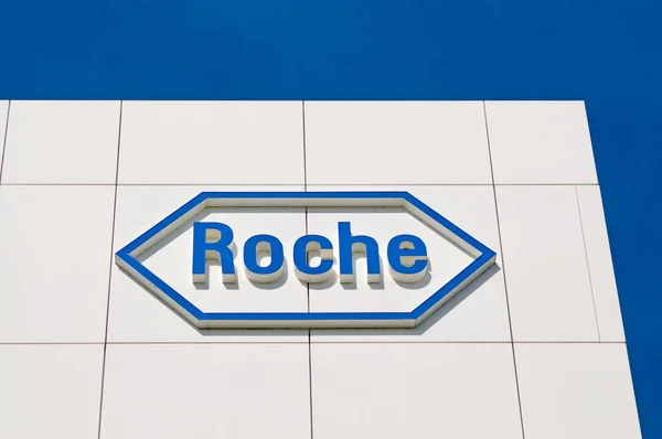 Rotkreuz Zug Switzerland 28Th March 2021 Roche Sign Front Roche Royalty Free Stock Photos