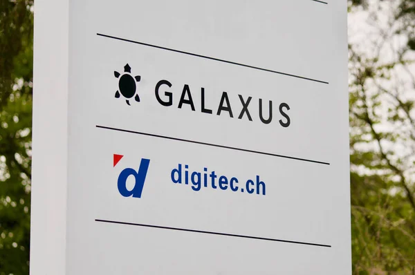 Wohlen Aargau Szwajcaria Kwietnia 2021 Digitec Znak Firmowy Galaxus Znajdujący — Zdjęcie stockowe