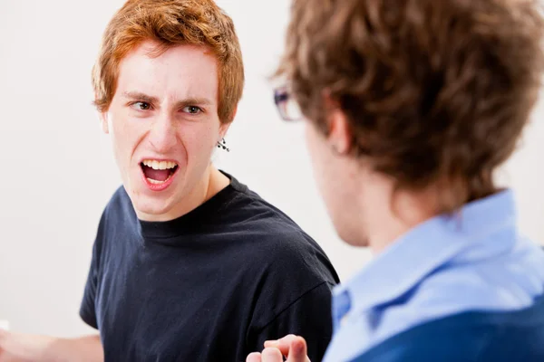 Misunderstanding arguing and harassing each other — Stock Photo, Image