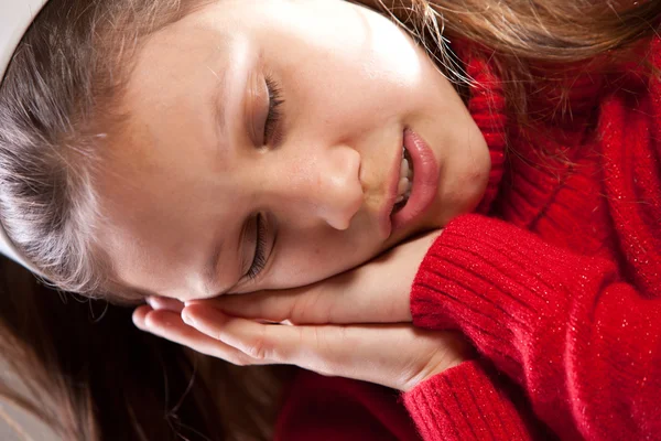 Mum, watch me sleep — Stock Photo, Image