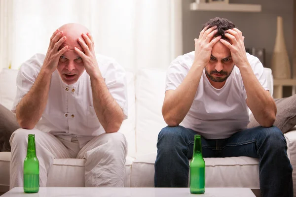 Ons team heeft verloren die overeenkomen met — Stockfoto