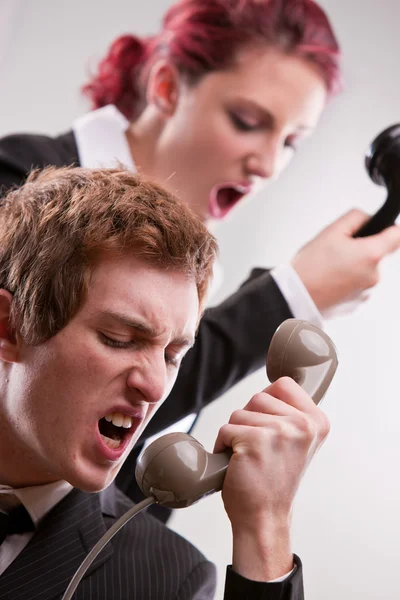 Business communication can be stressful — Stock Photo, Image
