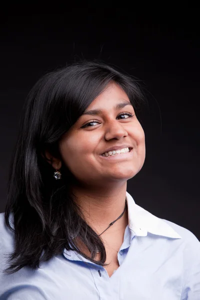 Portrait of a nice indian girl smiling — Stock Photo, Image