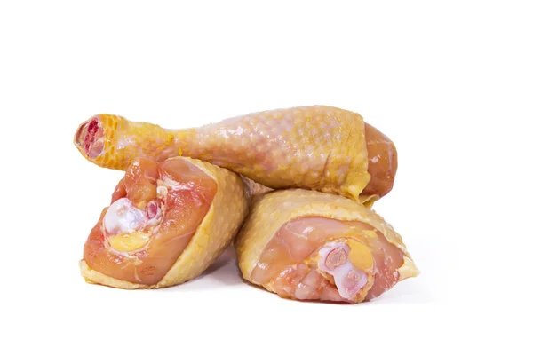 Coxas chiken saborosos isolados — Fotografia de Stock