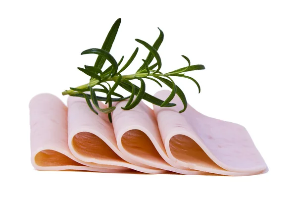 Ham lezat dengan rosemary — Stok Foto