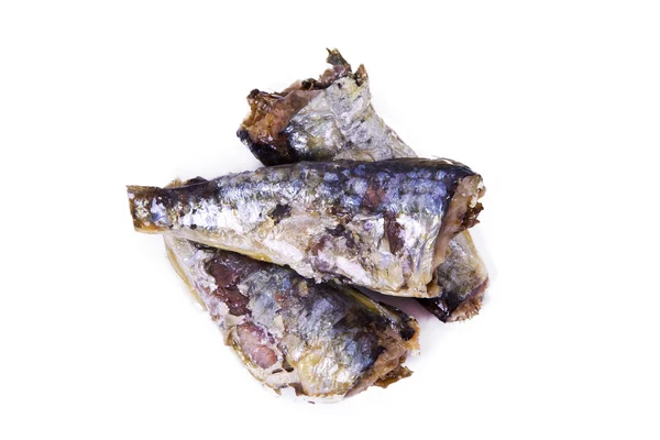 Savoureux et délicieux sardines isolées — Photo