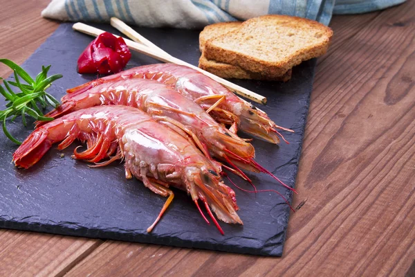 Морепродукты в блюде — стоковое фото