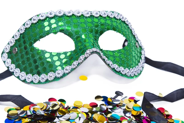 Karnevalové masky a maska — Stock fotografie