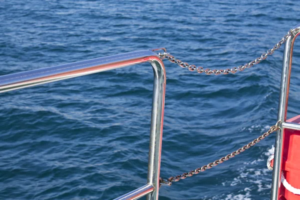 Keten op de boot — Stockfoto