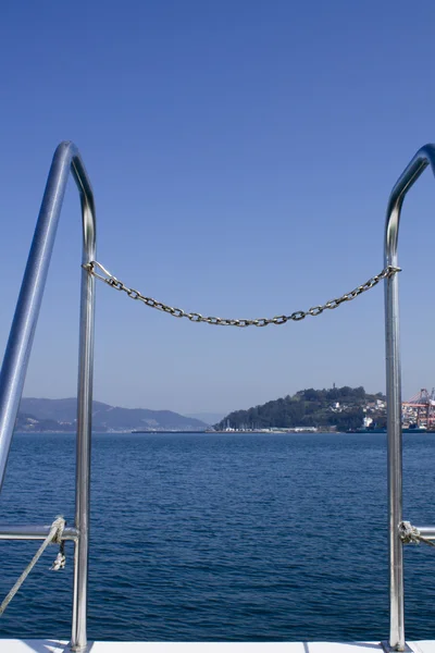 Chain on the boat — Stock Photo, Image